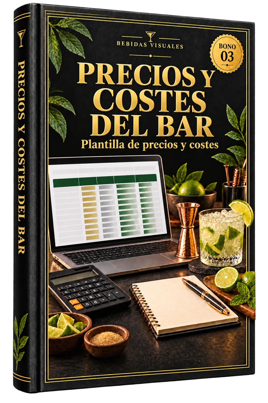 Ficha de Costos y Precios de Coctelería (CMV)